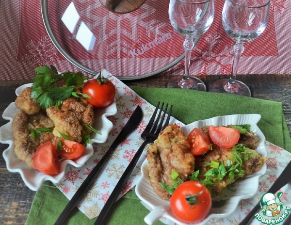 Ленивые отбивные в манке