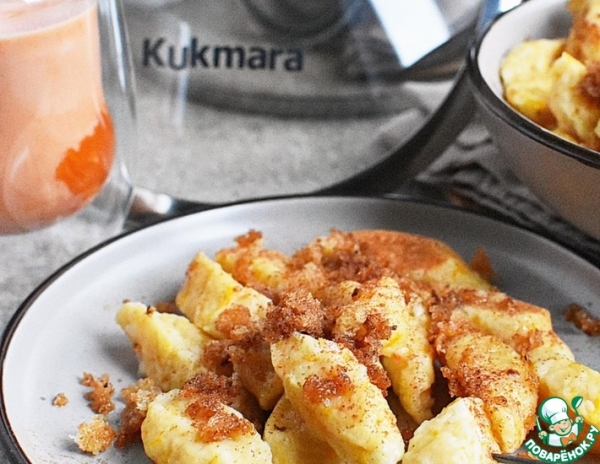 Ленивые вареники с тыквой Ленивые вареники с тыквой