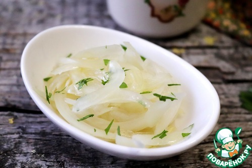 Лук, маринованный в рассоле или маринаде Лук, маринованный в рассоле или маринаде