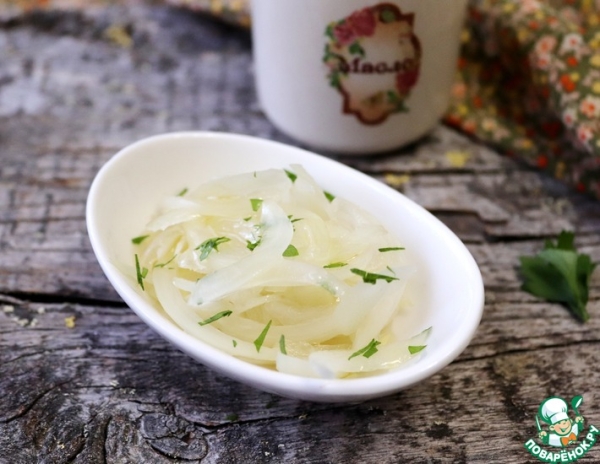 Лук, маринованный в рассоле или маринаде Лук, маринованный в рассоле или маринаде