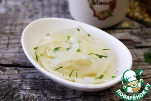 Лук, маринованный в рассоле или маринаде Лук, маринованный в рассоле или маринаде