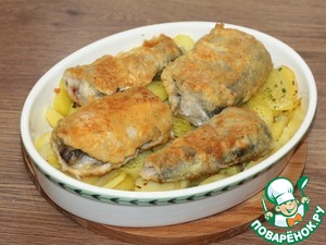 Минтай с овощами в томатном соусе Минтай с овощами в томатном соусе