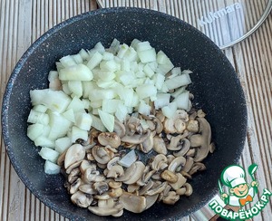 Нут с грибами в сметанном соусе