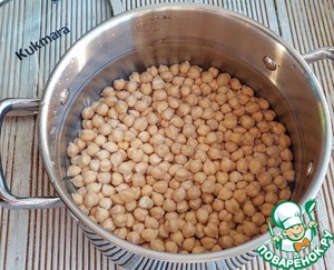 Нут с грибами в сметанном соусе