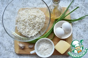 Оладьи из цветной капусты с греческим соусом Оладьи из цветной капусты с греческим соусом