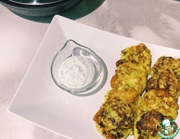 Оладьи из кабачков с сыром