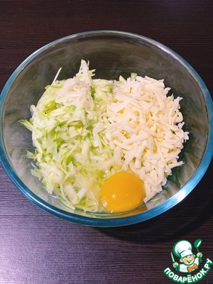 Оладьи из кабачков с сыром