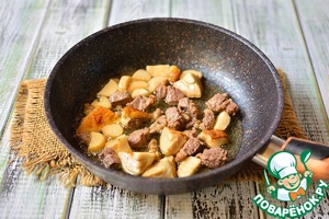 Овощное рагу с говядиной и грибами Овощное рагу с говядиной и грибами