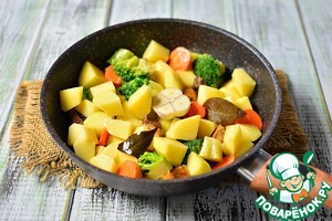 Овощное рагу с говядиной и грибами Овощное рагу с говядиной и грибами