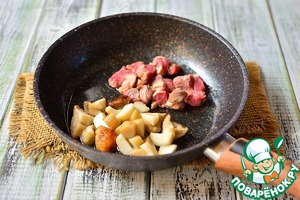 Овощное рагу с говядиной и грибами Овощное рагу с говядиной и грибами