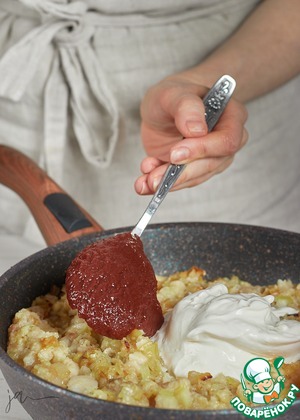 Пангасиус в сметанно-томатном соусе