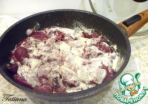 Печень индейки с шафрановым рисом