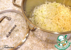 Печень индейки с шафрановым рисом