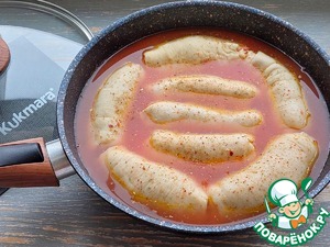 Пельменные рулетики с мясом и овощами