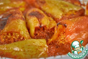 Перец, фаршированный пшеном