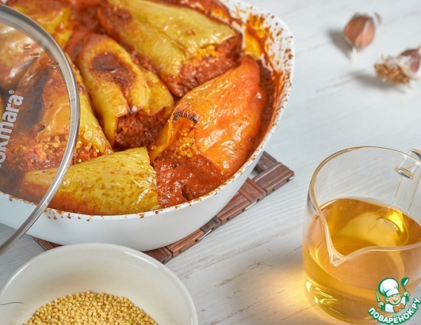 Перец, фаршированный пшеном