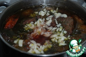 Пьяная говядина в сливах