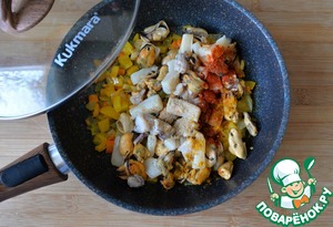 Плов с морепродуктами Плов с морепродуктами