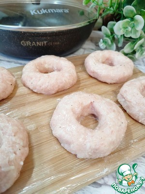 Пончики куриные с сыром