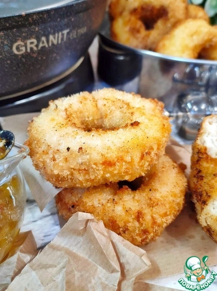 Пончики куриные с сыром