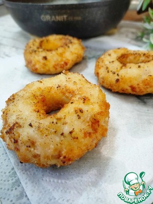Пончики куриные с сыром