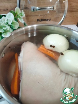 Прессованная свиная рулька