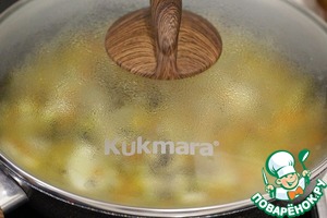 Рис с грибами и нутом