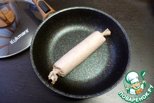 Рулеты с начинкой на сковороде в пергаменте