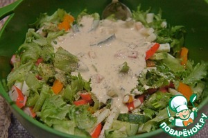 Салат с крабовыми палочками Салат с крабовыми палочками