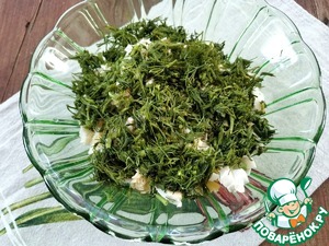 Салат с жареными баклажанами "Фаворит"