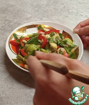 Салатик "Зелёный островок"