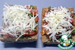 Сэндвич с говядиной и помидорной сальсой