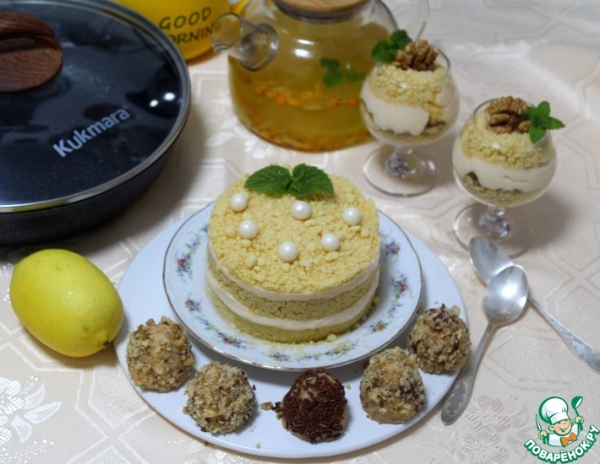 Сливочный десерт на сковороде,3 варианта