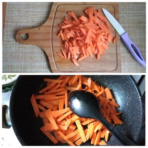 Тёплый жареный салат