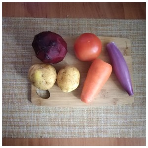 Тёплый жареный салат