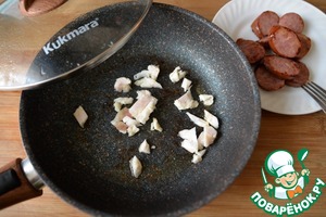 Тушёная капуста с колбасками по-чешски Тушёная капуста с колбасками по-чешски