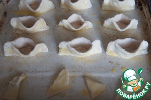 Закусочные лодочки с форелью