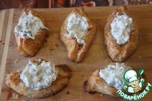 Закусочные лодочки с форелью