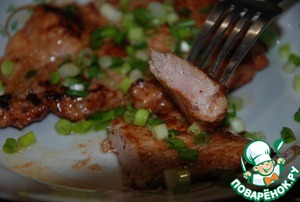 Жареное мясо в пикантном маринаде