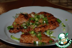 Жареное мясо в пикантном маринаде