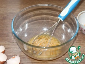 Тыквенно-творожный пирог с яблочной начинкой