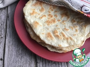 Лепешки Катлама с сыром Лепешки Катлама с сыром