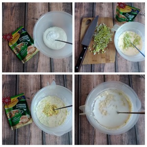 Сельдерейные блины с луком-пореем Сельдерейные блины с луком-пореем