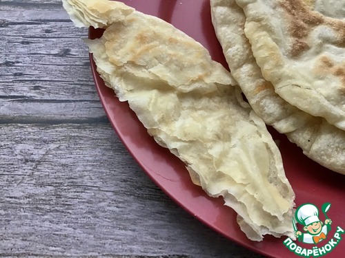 Лепешки Катлама с сыром Лепешки Катлама с сыром