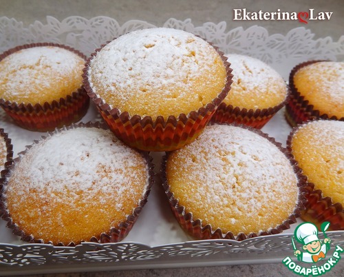 Апельсиновые кексы на скорую руку
