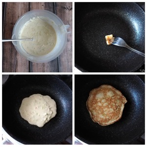 Сельдерейные блины с луком-пореем Сельдерейные блины с луком-пореем