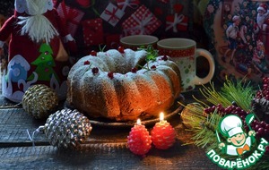 Кекс ванильный "Рождественский" Кекс ванильный "Рождественский"