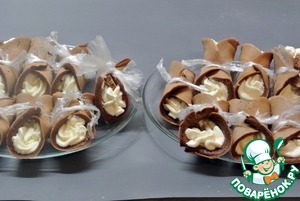 Шоколадное пирожное на сковороде