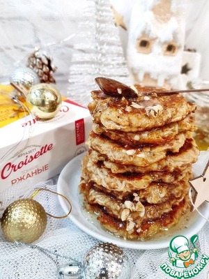 Оладьи из хлебцев "Kroisett" с яблоками Оладьи из хлебцев "Kroisett" с яблоками