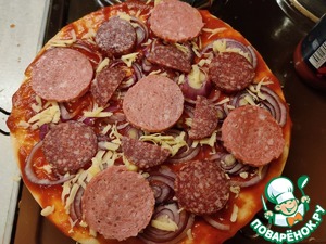 Домашняя пицца из готового теста